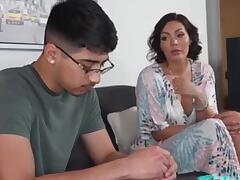 Nerd Stepson Gets Used By His Sexy Latin Stepmom