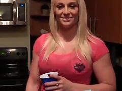Busty Mature Blonde Gets Her Pussy Fucked For Being A Slutty MILF